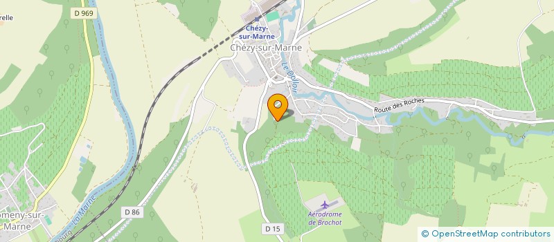 localisation de l'entreprise MONSIEUR JACQUES BOSSERELLE à CHEZY-SUR-MARNE