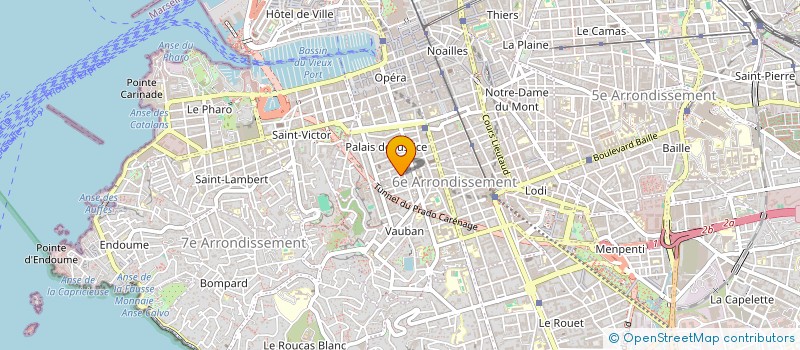 localisation de l'entreprise MONSIEUR JACQUES BOU LAHOUD à MARSEILLE