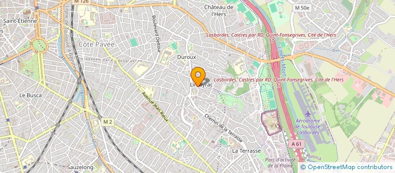 localisation de l'entreprise MONSIEUR JACQUES BOUAINE à TOULOUSE