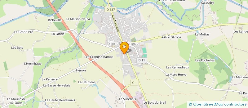 localisation de l'entreprise MONSIEUR JACQUES BOUAN DU CHEF DU BOS  SAINT-DOMINEUC