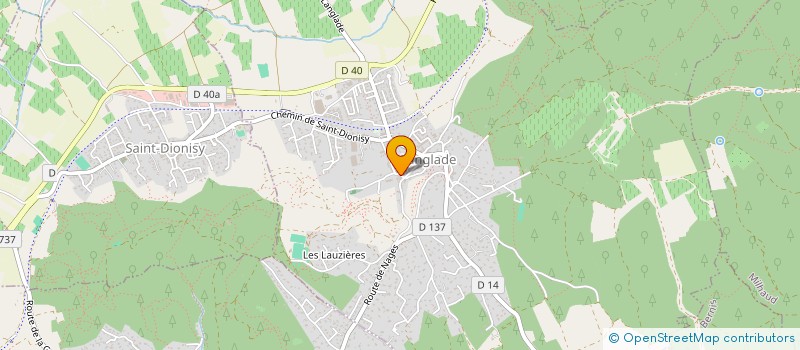 localisation de l'entreprise MONSIEUR JACQUES BOUBET  LANGLADE