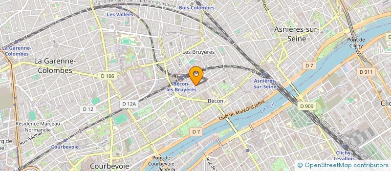 localisation de l'entreprise MONSIEUR JACQUES BOUCHE à COURBEVOIE