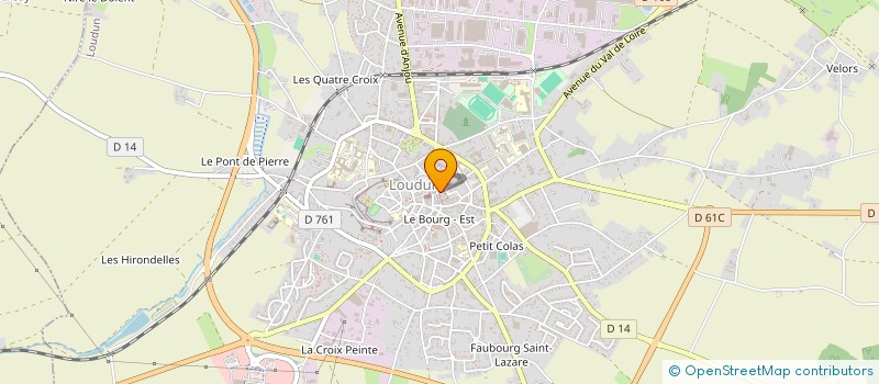 localisation de l'entreprise MONSIEUR JACQUES BOUCHER  LOUDUN