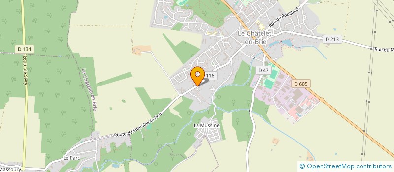 localisation de l'entreprise MONSIEUR JACQUES BOUCHERON  LE CHATELET-EN-BRIE