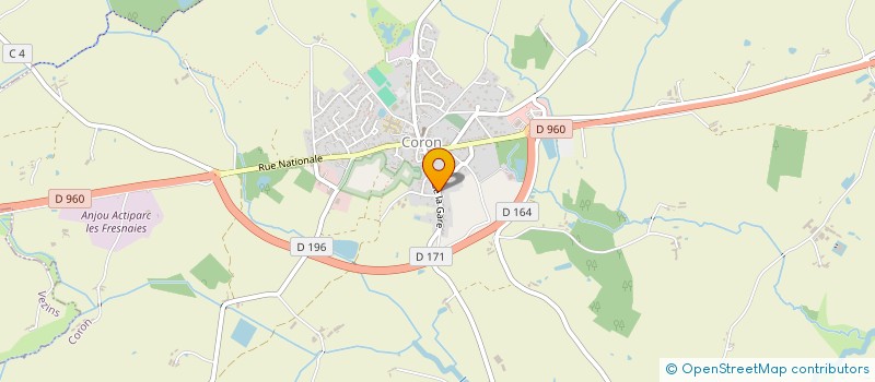 localisation de l'entreprise MONSIEUR JACQUES BOUCHET à CORON