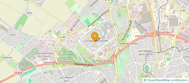 localisation de l'entreprise MONSIEUR JACQUES BOUDIN à CAEN
