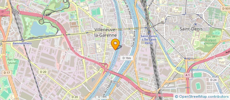 localisation de l'entreprise MONSIEUR JACQUES BOUFFECHOUX  VILLENEUVE-LA-GARENNE