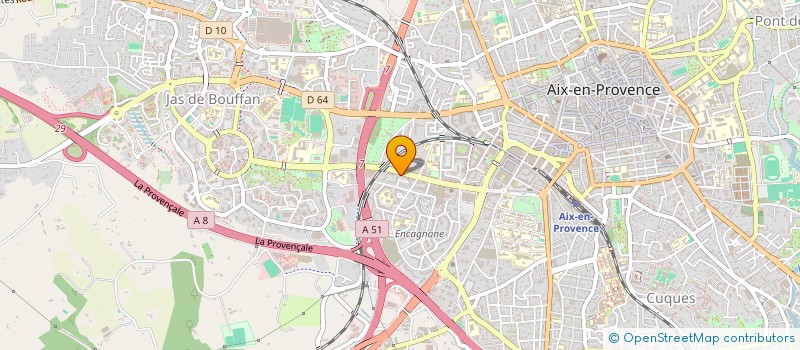 localisation de l'entreprise MONSIEUR JACQUES BOUFFIER  AIX-EN-PROVENCE