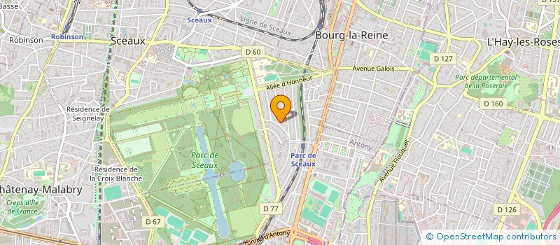 localisation de l'entreprise MONSIEUR JACQUES BOUGLER à SCEAUX