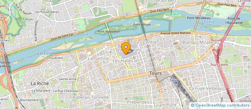 localisation de l'entreprise MONSIEUR JACQUES BOUILLIE  TOURS