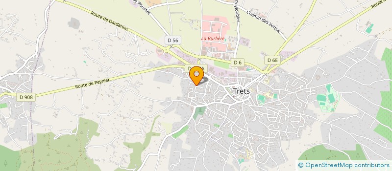 localisation de l'entreprise MONSIEUR JACQUES BOUIS à TRETS