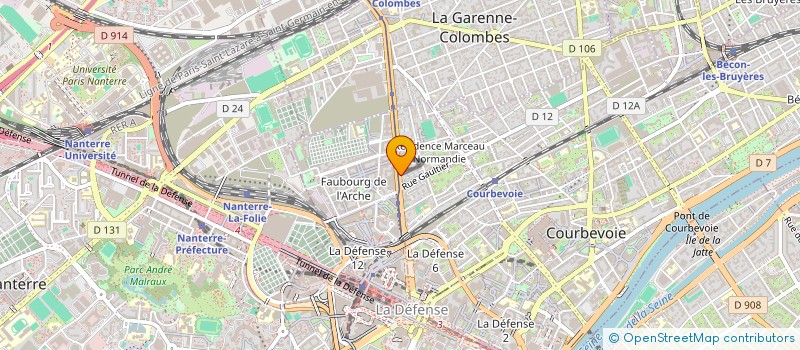 localisation de l'entreprise MONSIEUR JACQUES BOULET à COURBEVOIE