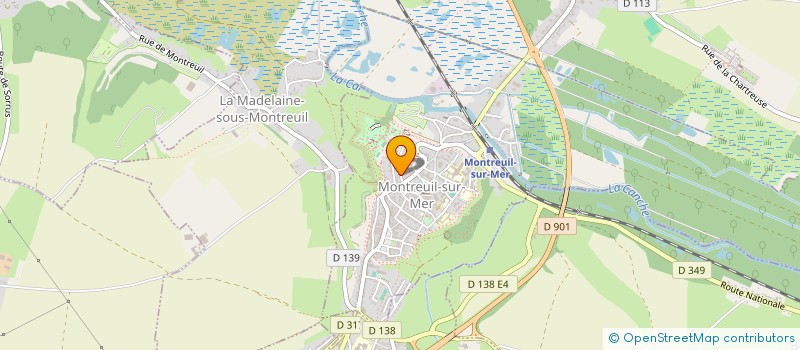 localisation de l'entreprise MONSIEUR JACQUES BOULINGUEZ à MONTREUIL-SUR-MER