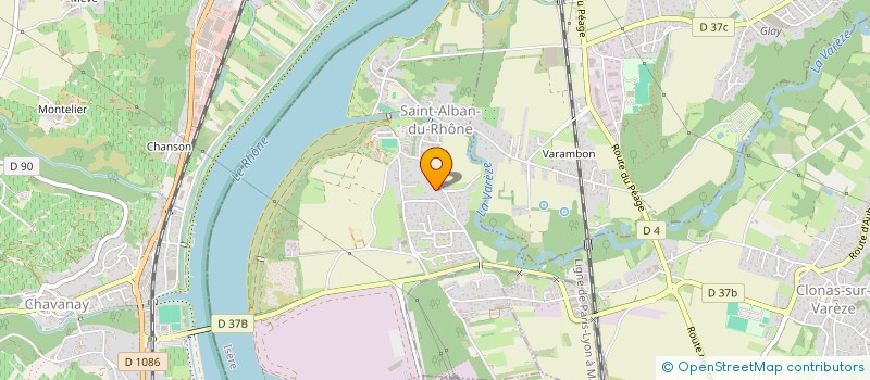 localisation de l'entreprise MONSIEUR JACQUES BOURBOUL  SAINT-ALBAN-DU-RHONE