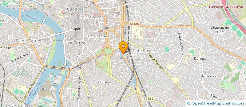 localisation de l'entreprise MONSIEUR JACQUES BOURDIER  TOULOUSE