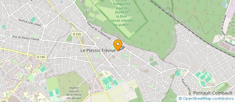 localisation de l'entreprise MONSIEUR JACQUES BOURDON à LE PLESSIS-TREVISE
