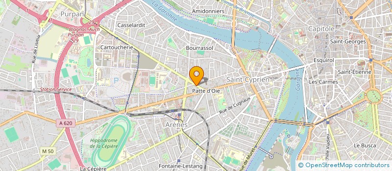 localisation de l'entreprise MONSIEUR JACQUES BOURGEAT à TOULOUSE