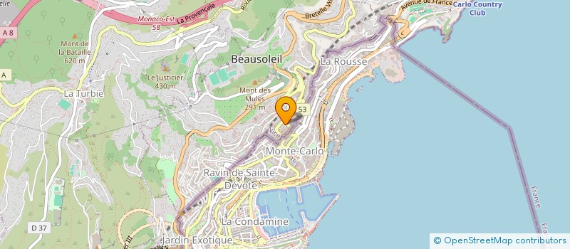 localisation de l'entreprise MONSIEUR JACQUES BOURGEOIS à BEAUSOLEIL