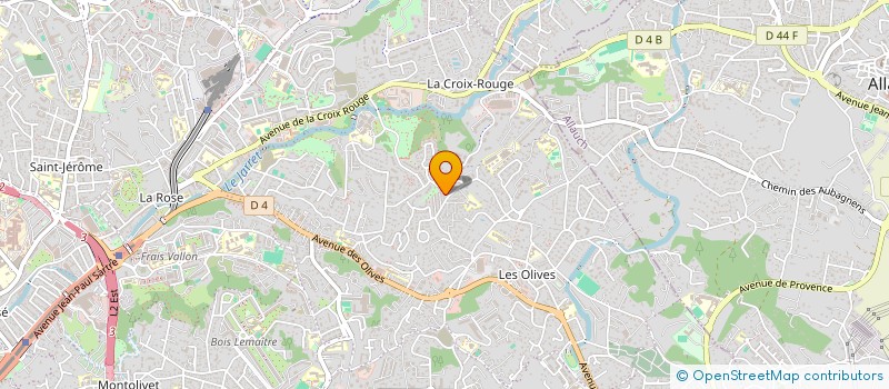 localisation de l'entreprise MONSIEUR JACQUES BOURGNINAUD  MARSEILLE