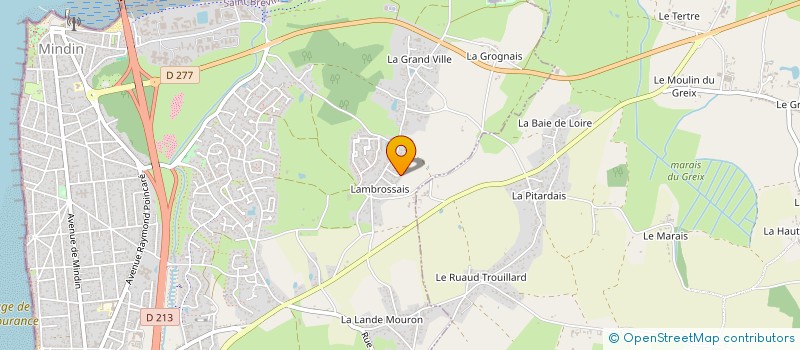 localisation de l'entreprise MONSIEUR JACQUES BOURSIER à SAINT-BREVIN-LES-PINS