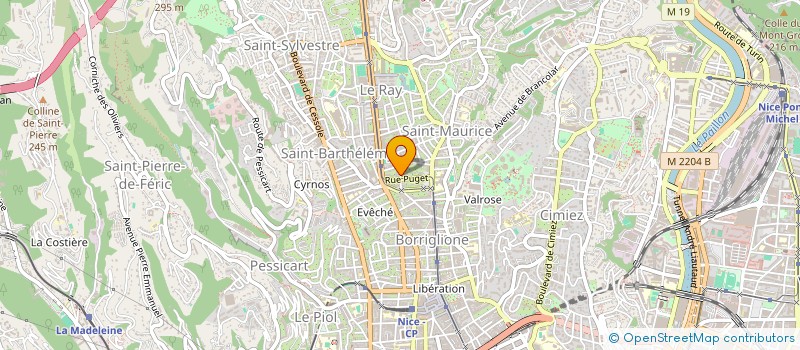 localisation de l'entreprise MONSIEUR JACQUES BOUSQUIE à NICE