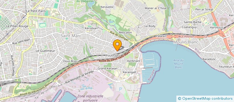 localisation de l'entreprise MONSIEUR JACQUES BOUTIN à BREST