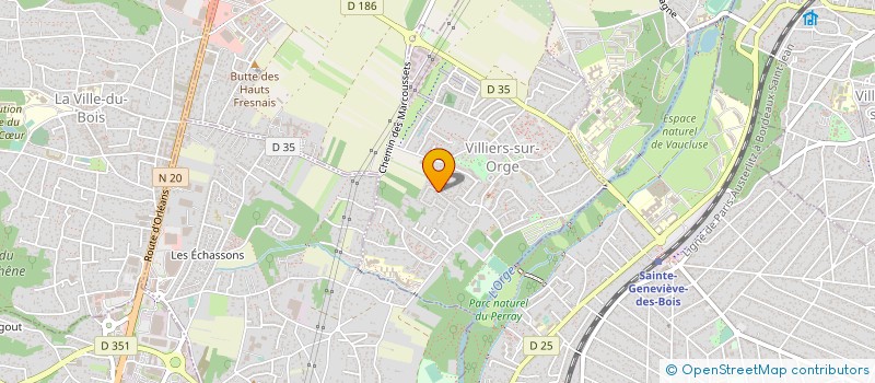 localisation de l'entreprise MONSIEUR JACQUES BOUTRAIS  VILLIERS-SUR-ORGE