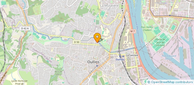 localisation de l'entreprise MONSIEUR JACQUES BOUTRY  OULLINS-PIERRE-BENITE