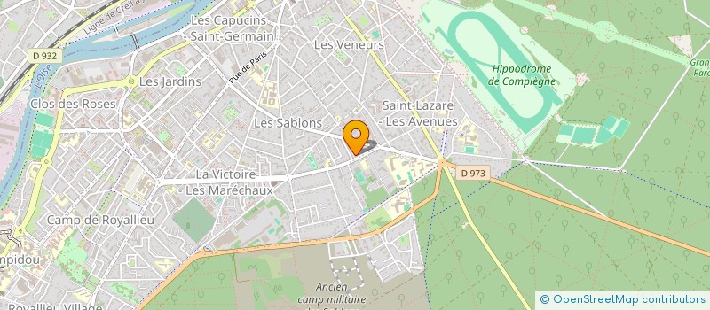 localisation de l'entreprise MONSIEUR JACQUES BOUZINARD à COMPIEGNE