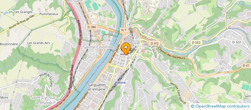 localisation de l'entreprise MONSIEUR JACQUES BOYER  VIENNE