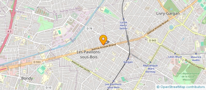 localisation de l'entreprise MONSIEUR JACQUES BOYER  LES PAVILLONS-SOUS-BOIS