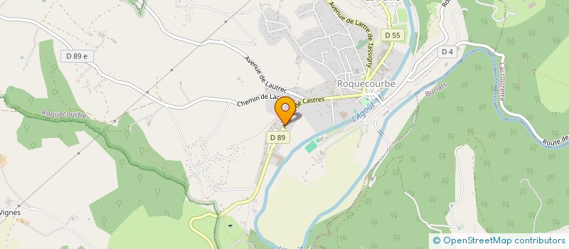 localisation de l'entreprise MONSIEUR JACQUES BOYER  LACROUZETTE