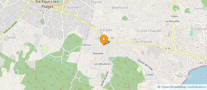 localisation de l'entreprise MONSIEUR JACQUES BOZZOLI  LA SEYNE-SUR-MER