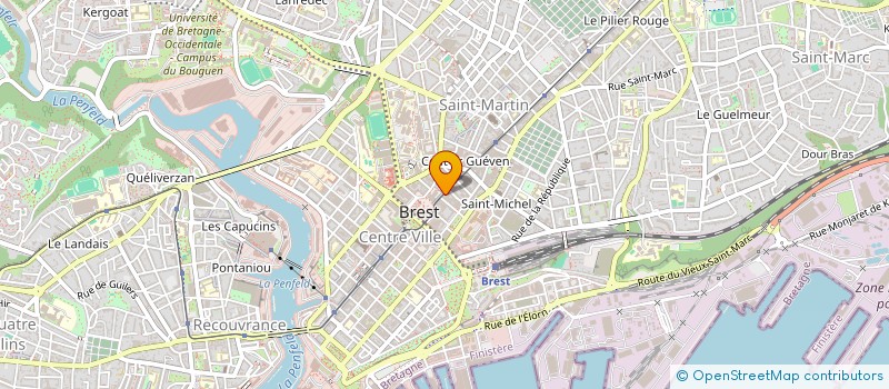 localisation de l'entreprise MONSIEUR JACQUES BRANELLEC  BREST