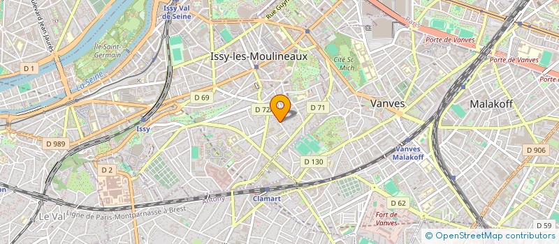 localisation de l'entreprise MONSIEUR JACQUES BRASSIER à ISSY-LES-MOULINEAUX