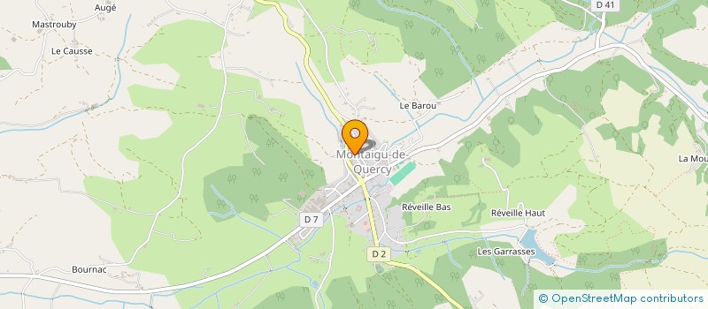 localisation de l'entreprise MONSIEUR JACQUES BRAULT à ROQUECOR