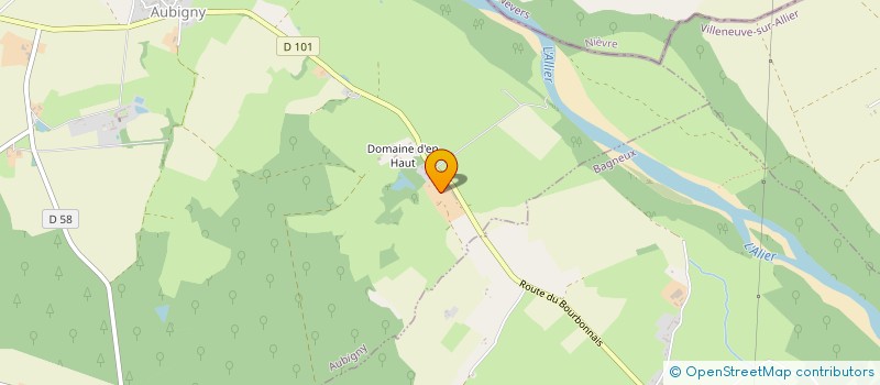 localisation de l'entreprise MONSIEUR JACQUES BRECHIGNAC  AUBIGNY