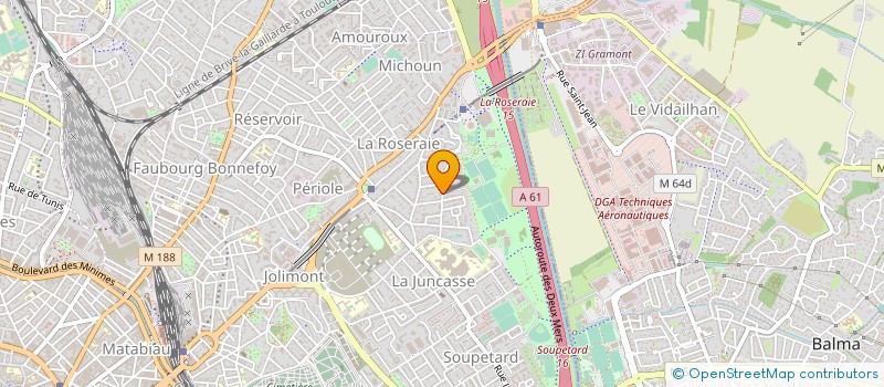 localisation de l'entreprise MONSIEUR JACQUES BREDIF à TOULOUSE