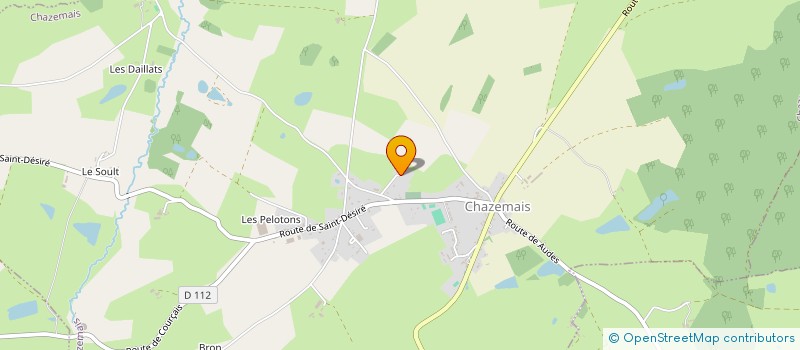 localisation de l'entreprise MONSIEUR JACQUES BREIL  CHAZEMAIS