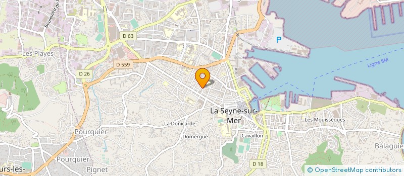 localisation de l'entreprise MONSIEUR JACQUES BREMOND à LA SEYNE-SUR-MER