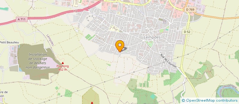 localisation de l'entreprise MONSIEUR JACQUES BRENGUES  LEMPDES