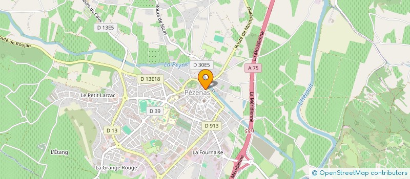 localisation de l'entreprise MONSIEUR JACQUES BRESSY à PEZENAS