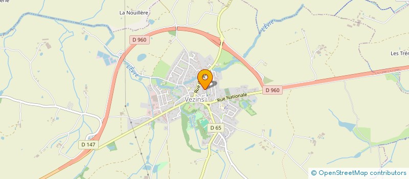 localisation de l'entreprise MONSIEUR JACQUES BRETONNIERE  VEZINS