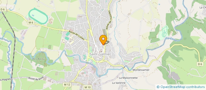 localisation de l'entreprise MONSIEUR JACQUES BREYSSE  SAINT-GALMIER