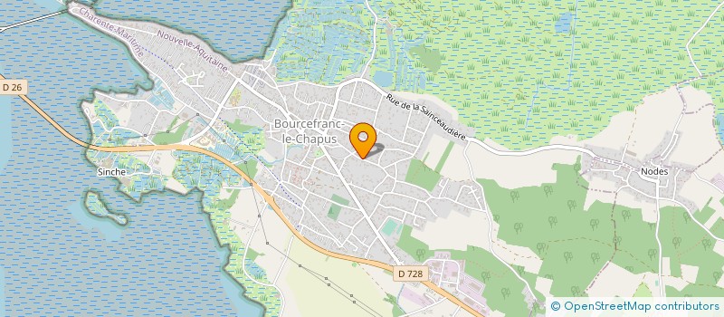 localisation de l'entreprise MONSIEUR JACQUES BRIANTAIS  BOURCEFRANC-LE-CHAPUS