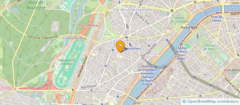 localisation de l'entreprise MONSIEUR JACQUES BRIAT à PARIS