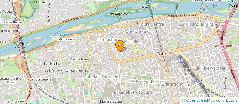 localisation de l'entreprise MONSIEUR JACQUES BRILLAULT  TOURS