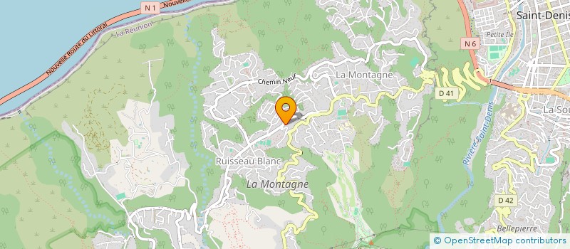 localisation de l'entreprise MONSIEUR JACQUES BRISVALTER à SAINT-DENIS