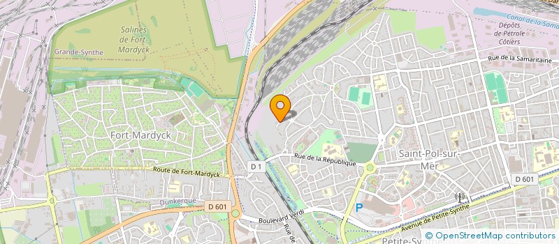localisation de l'entreprise MONSIEUR JACQUES BROCART à DUNKERQUE