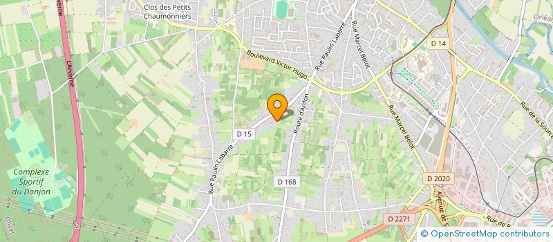 localisation de l'entreprise MONSIEUR JACQUES BRON à OLIVET